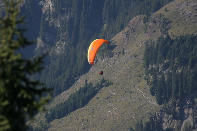 Paragliding am Hahnenkamm